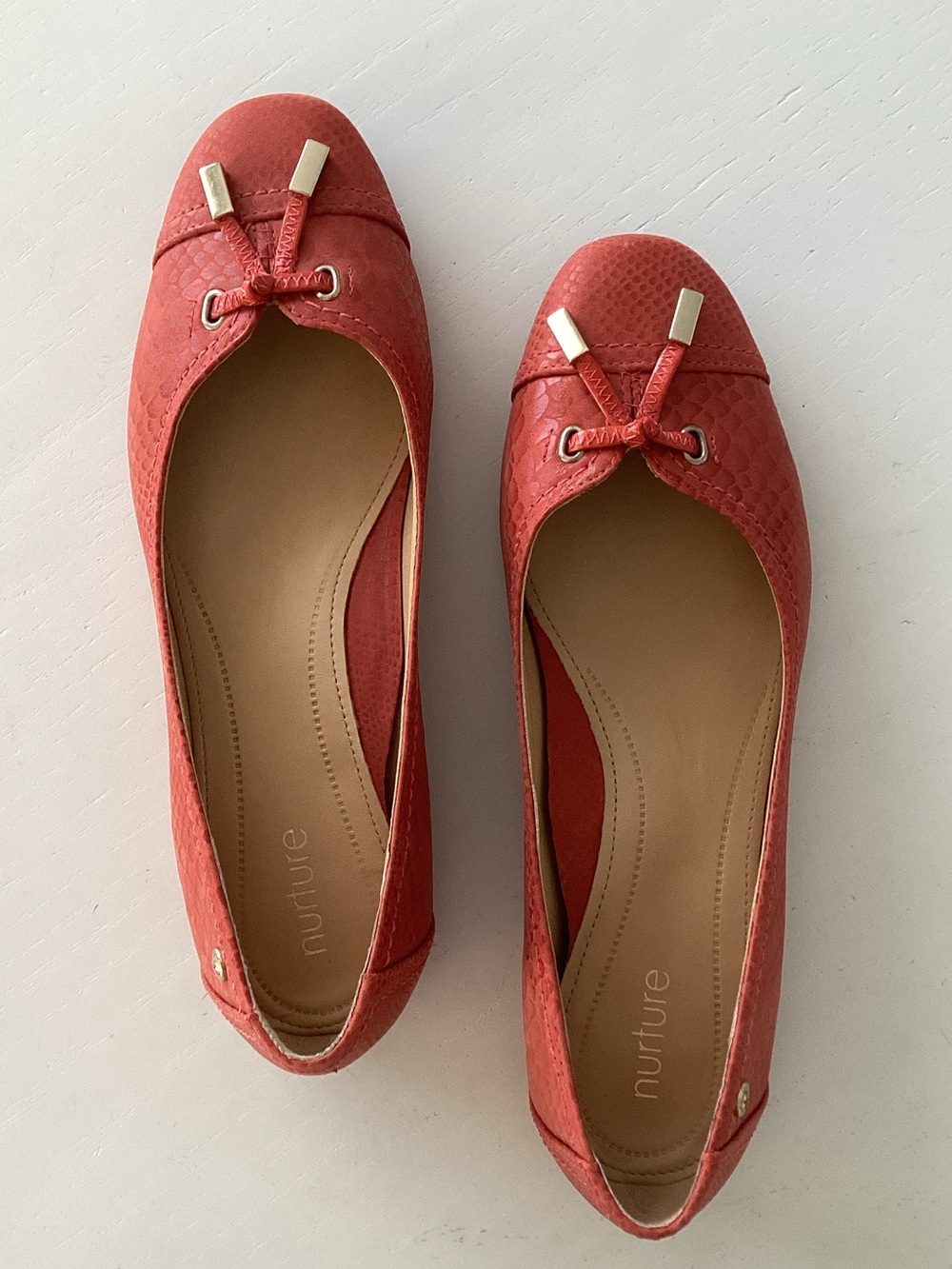 Nurture by Lamaze Coral Snake-Textured Bow Flats